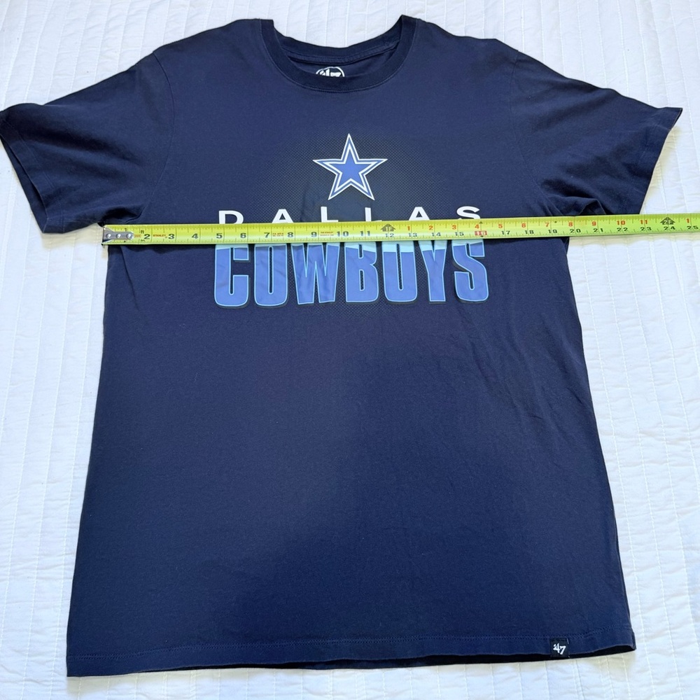 ‘47 Brand Men’s Dallas Cowboys Navy Tee Sz Large - Picture 2 of 5